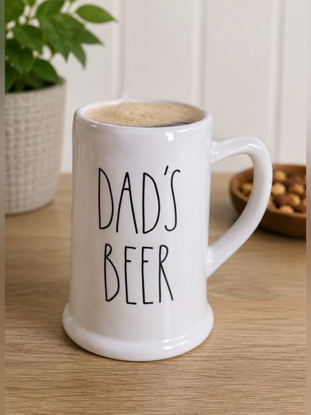 Rae Dunn DAD’S BEER Mug Stein Fathers Day Beer Mug